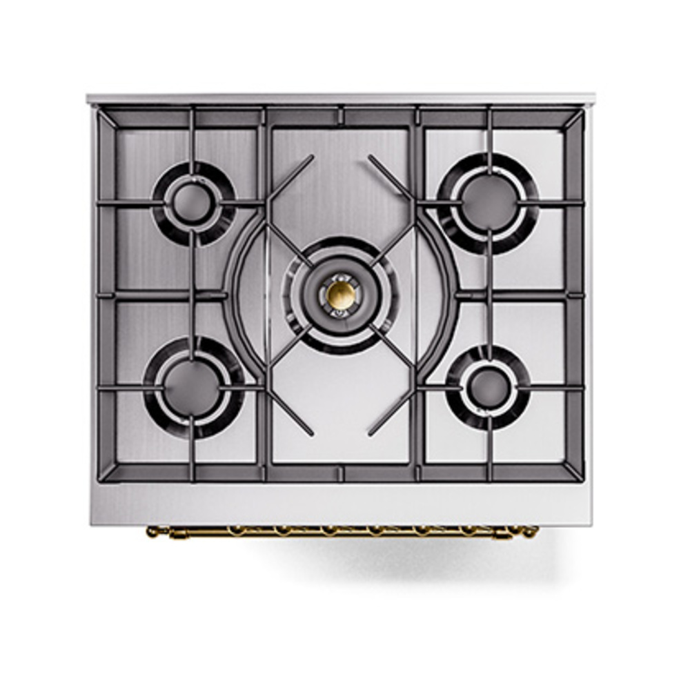 ILVE_UN30NMPSSGLP_Nostalgie_II_30"_Dual_Fuel_Range_top_view