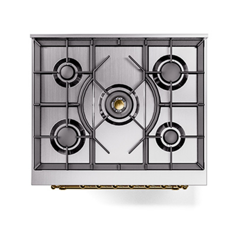 ILVE_UN30QNMPBGG_Nostalgie_II_30"_Dual_Fuel_Range_top_view
