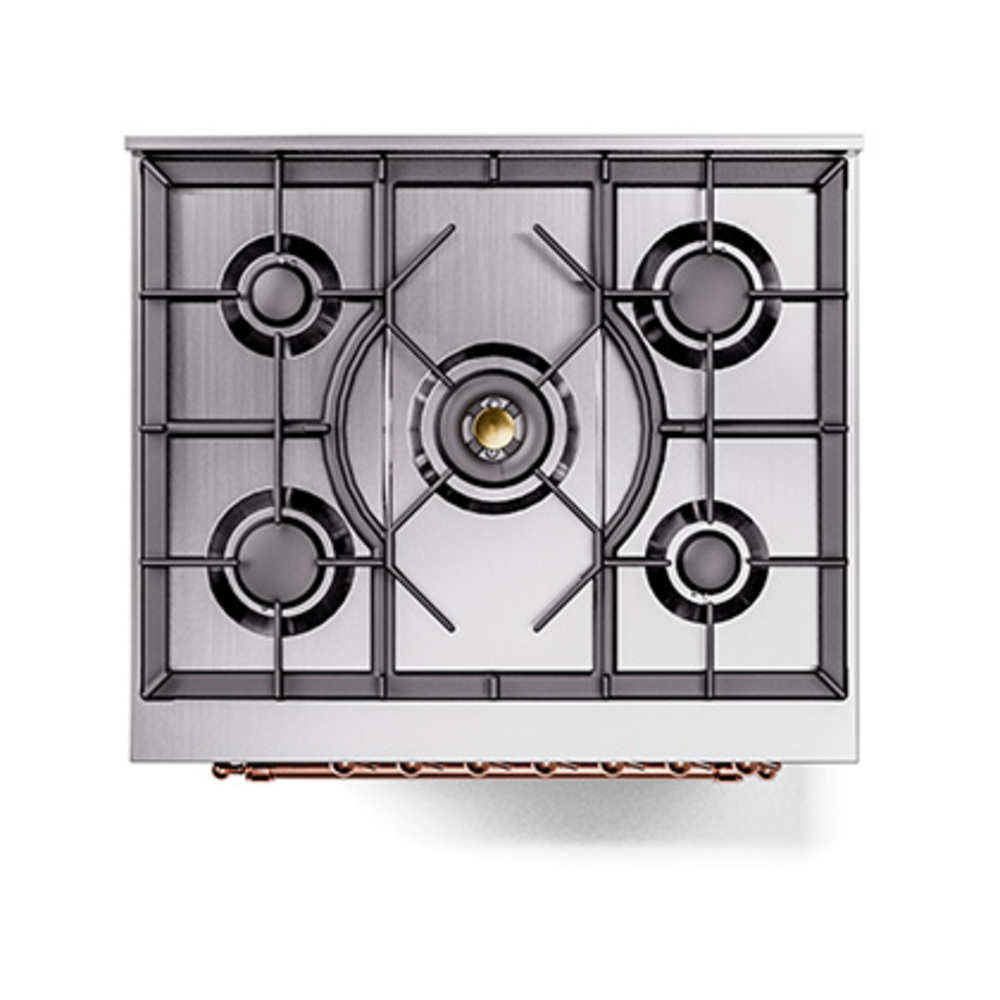 ILVE_UN30QNMPMGP_Nostalgie_II_30"_Dual_Fuel_Range_top_view