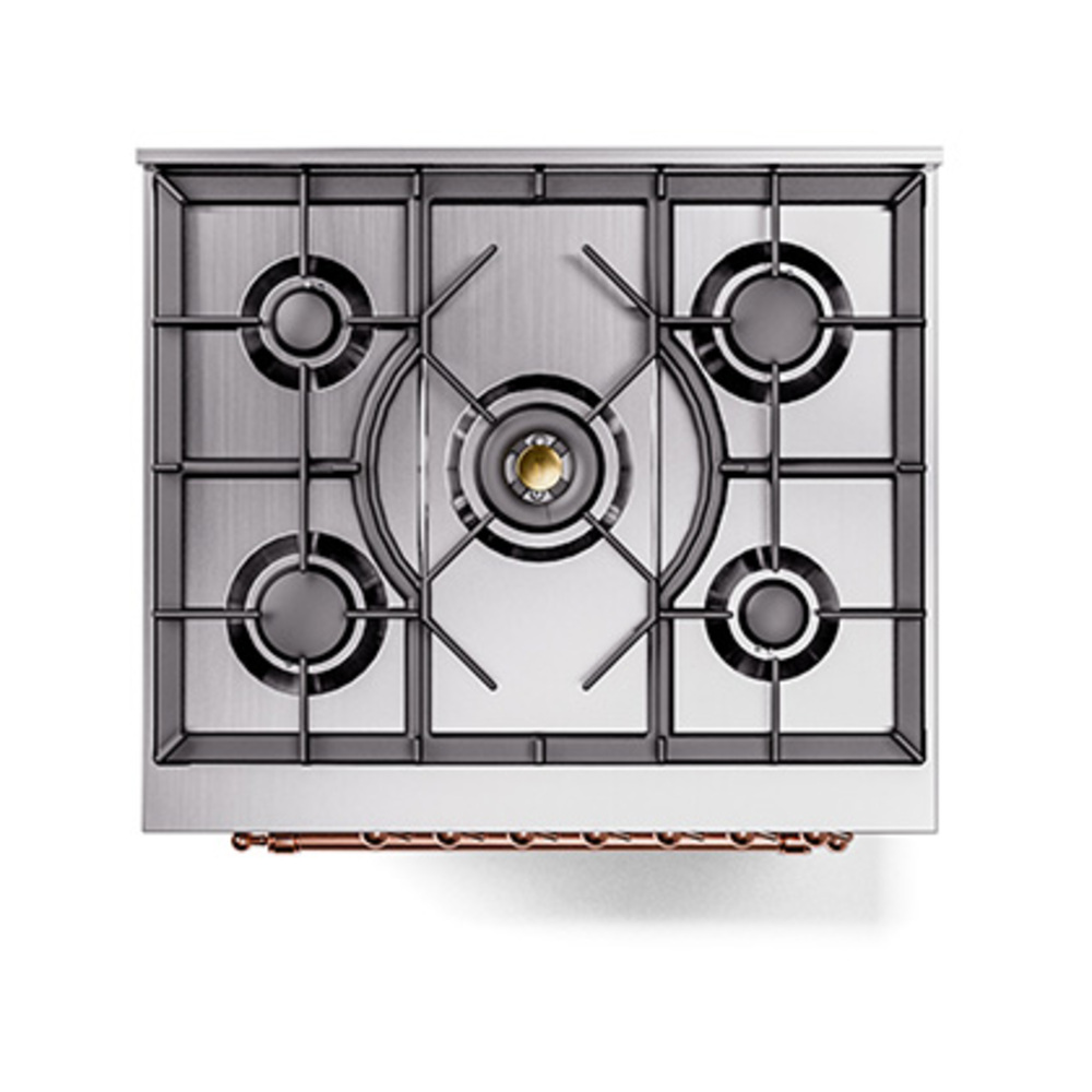 ILVE_UN30QNMPSSPLP_Nostalgie_II_30"_Dual_Fuel_Range_top_view