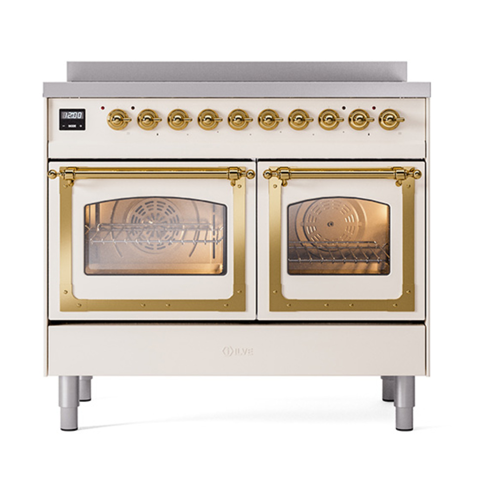 ILVE_UNDI406NMPAWG_Nostalgie_II_60"_Dual_Fuel_Range_front_view