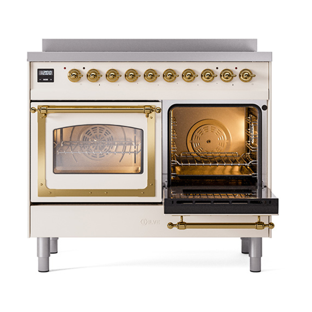 ILVE_UNDI406NMPAWG_Nostalgie_II_60"_Dual_Fuel_Range_side_oven_door_opened