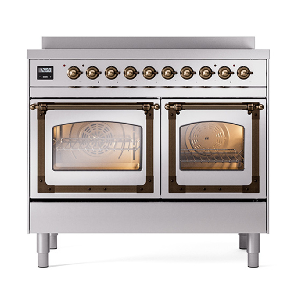 ILVE_UNDI406NMPSSB_Nostalgie_II_60"_Dual_Fuel_Range_front_view