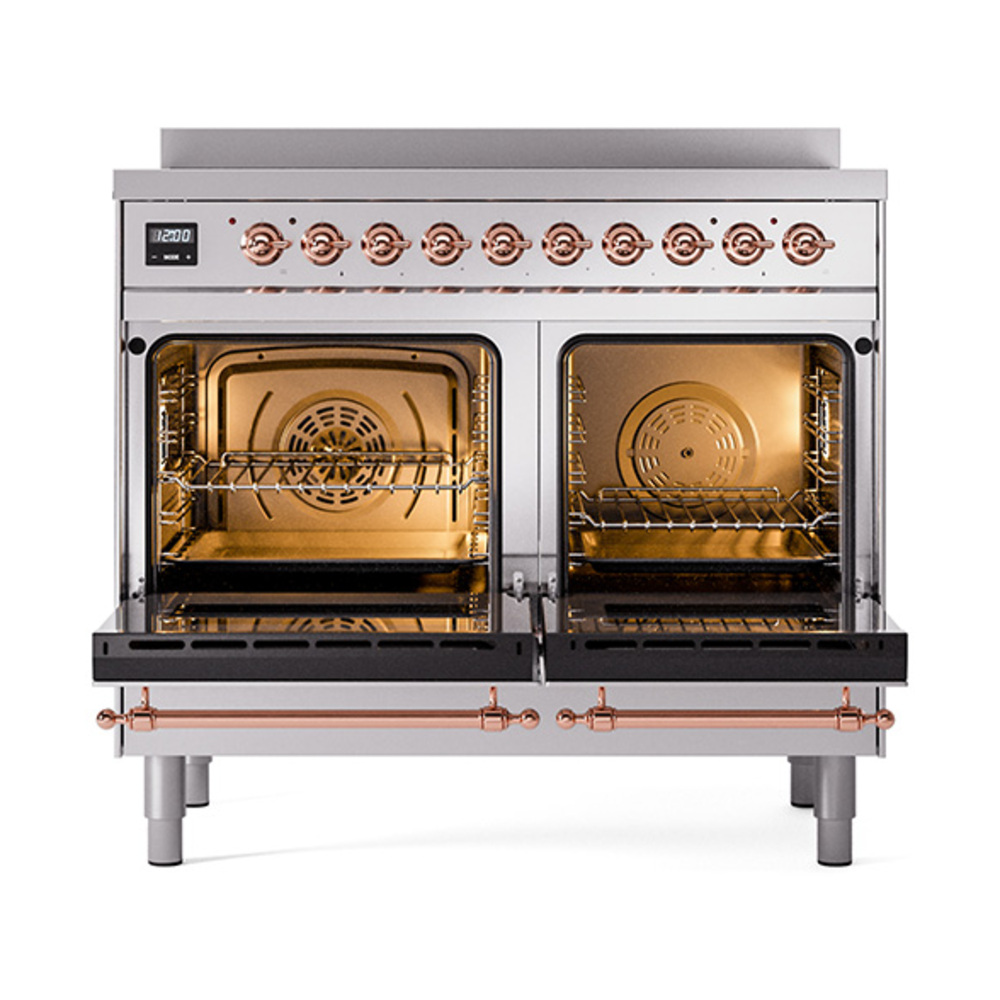 ILVE_UNDI406NMPSSP_Nostalgie_II_60"_Dual_Fuel_Range_oven_door_opened