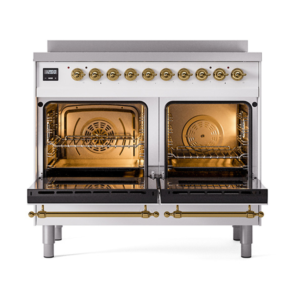 ILVE_UNDI406QNMPWHG_Nostalgie_II_60"_Dual_Fuel_Range_oven_door_opened