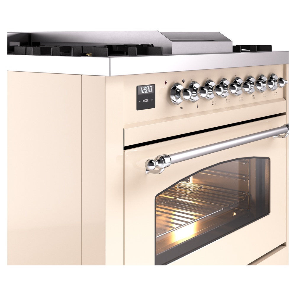 ILVE Nostalgie II 36" UP36FNMPAWC Dual Fuel Range details