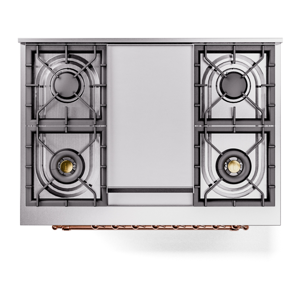 ILVE Nostalgie II 36" UP36FNMPSSP Dual Fuel Range top view