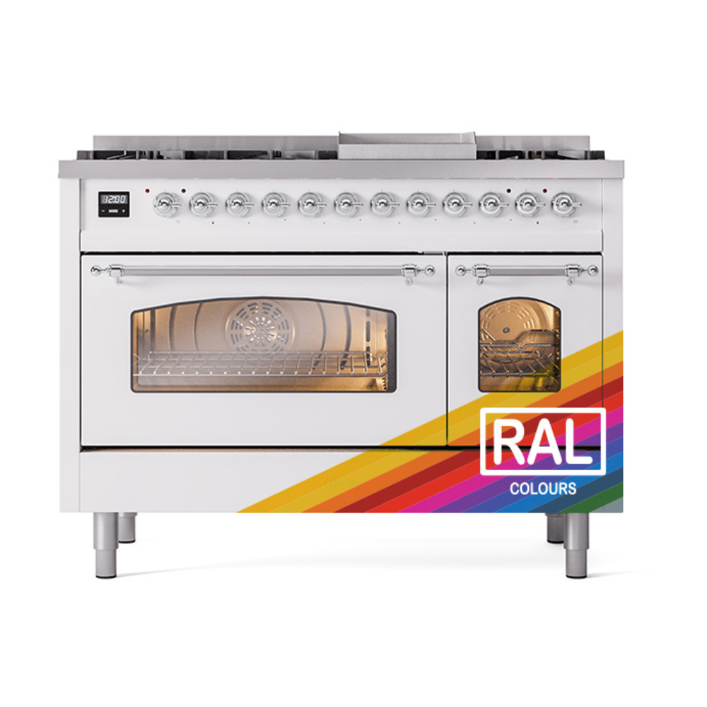 ILVE_UP48FNMPRAC_Nostalgie_II_48"_Dual_Fuel_Range_front_view