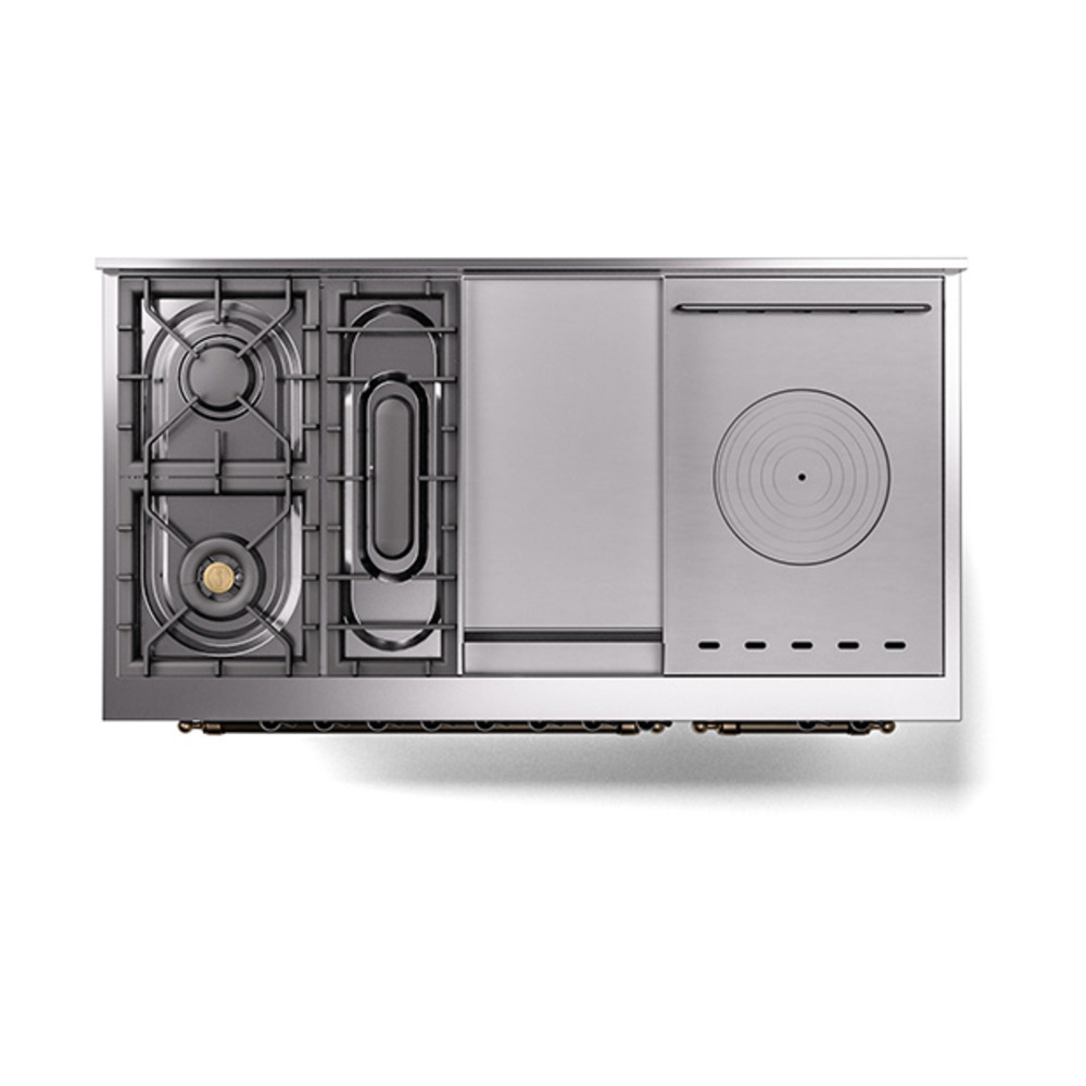 ILVE_UP48FSQNMPBUB_Nostalgie_II_48"_Dual_Fuel_Range_top_view