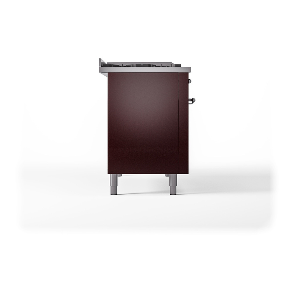ILVE_UP48FSQNMPBUCLP_Nostalgie_II_48"_Dual_Fuel_Range_left_side