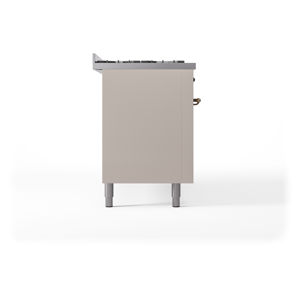 ILVE UP60FNMPAWBLP Nostalgie II 60" Dual Fuel Range, left side view