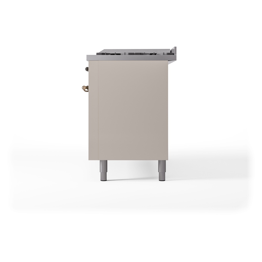 ILVE UP60FNMPAWBLP Nostalgie II 60" Dual Fuel Range, right side view