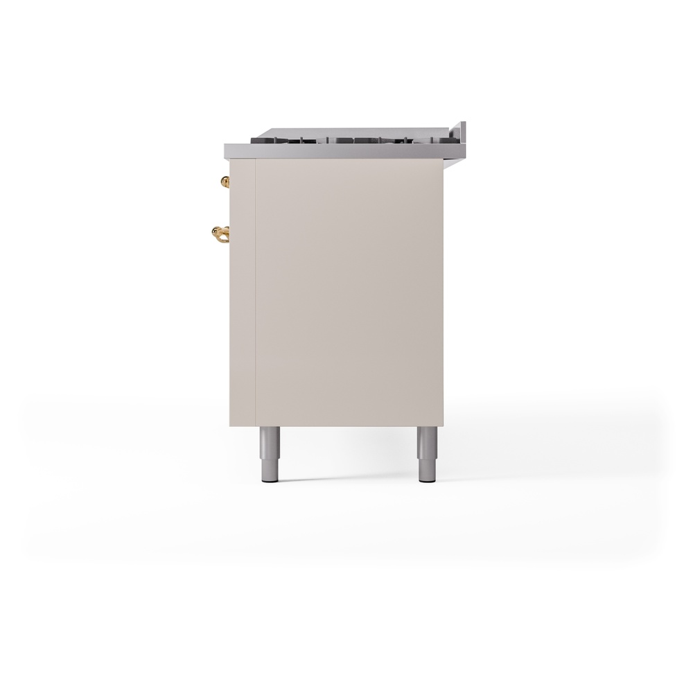 ILVE UP60FNMPAWGLP Nostalgie II 60" Dual Fuel Range, right side view