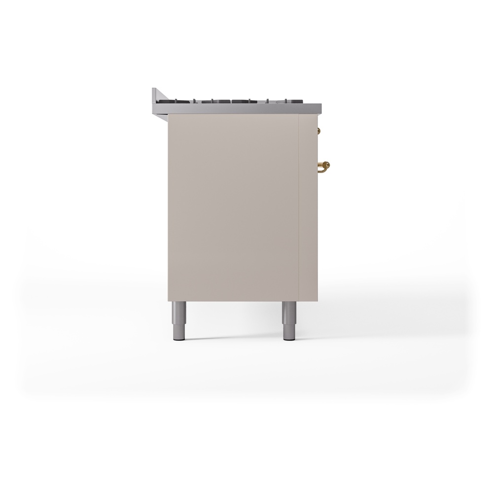 ILVE UP60FNMPAWG Nostalgie II 60" Dual Fuel Range, left side view