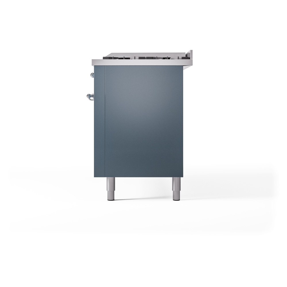 ILVE UP60FNMPBGC Nostalgie II 60" Dual Fuel Range, right side view