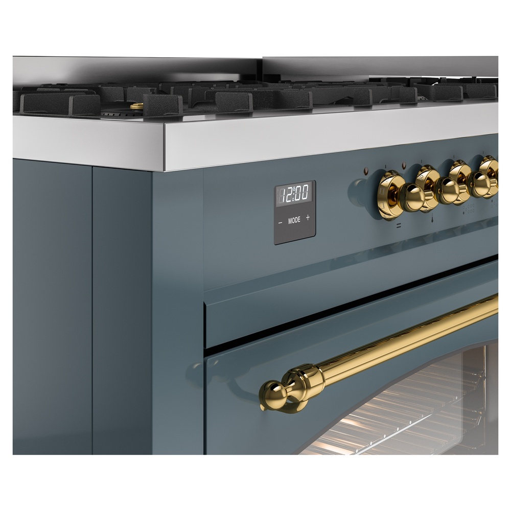 ILVE UP60FNMPBGG Nostalgie II 60" Dual Fuel Range, details