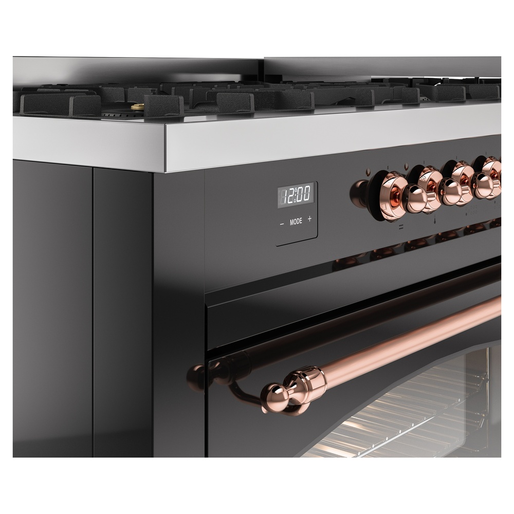 ILVE UP60FNMPBKPLP Nostalgie II 60" Dual Fuel Range, details