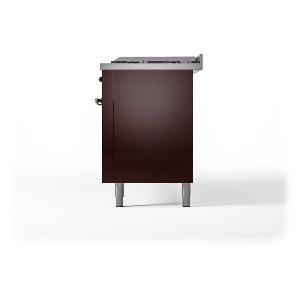 ILVE UP60FNMPBUBLP Nostalgie II 60" Dual Fuel Range, right side view