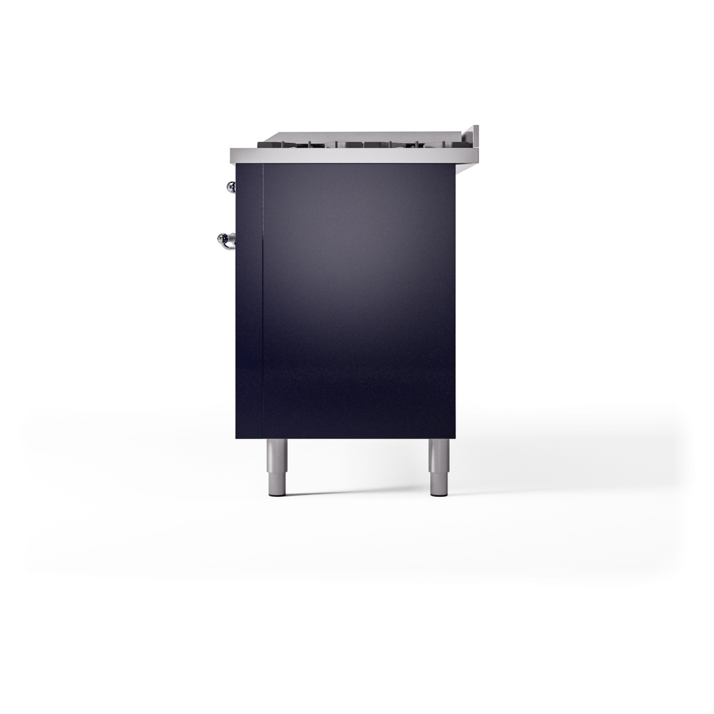ILVE UP60FNMPMBCLP Nostalgie II 60" Dual Fuel Range, right side view