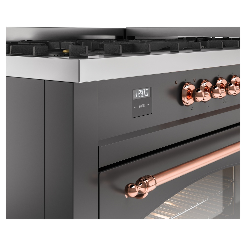 ILVE UP60FNMPMGPLP Nostalgie II 60" Dual Fuel Range, details
