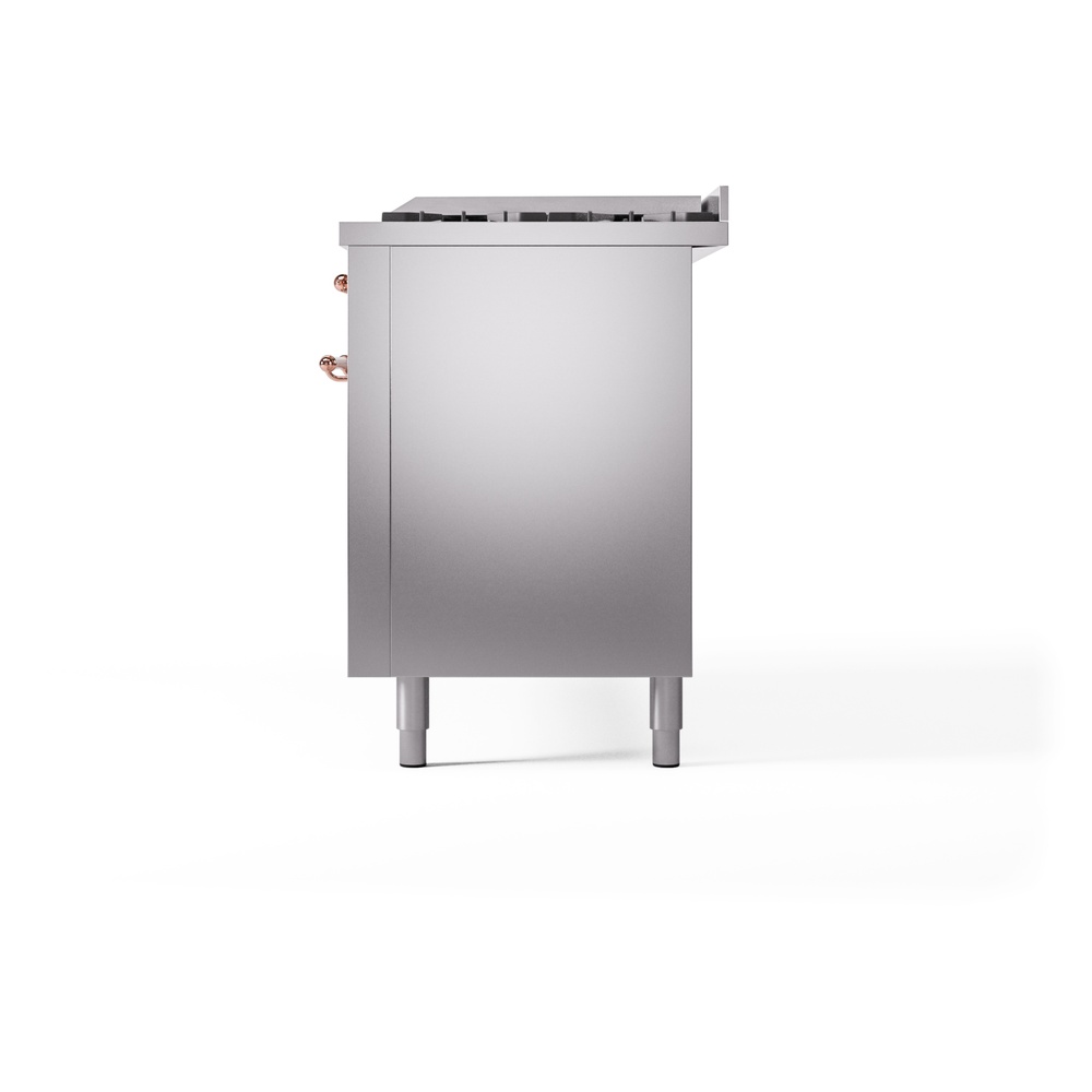 ILVE UP60FNMPSSPLP Nostalgie II 60" Dual Fuel Range, right side view