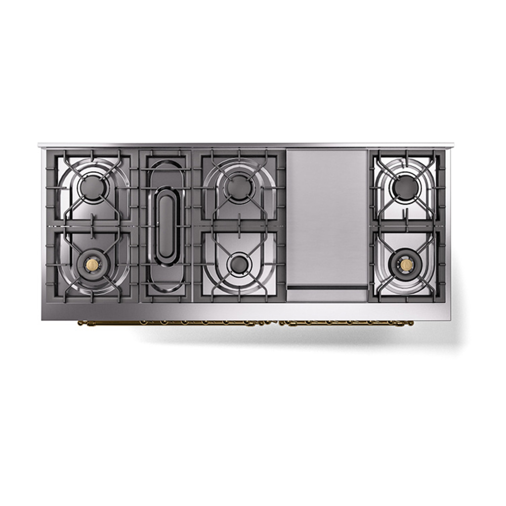 ILVE_UP60FQNMPAWGLP_Nostalgie_II_Dual_Fuel_Range_top_view