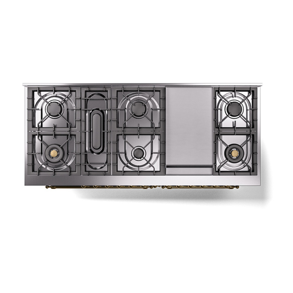ILVE_UP60FQNMPBGGLP_Nostalgie_II_Dual_Fuel_Range_top_view