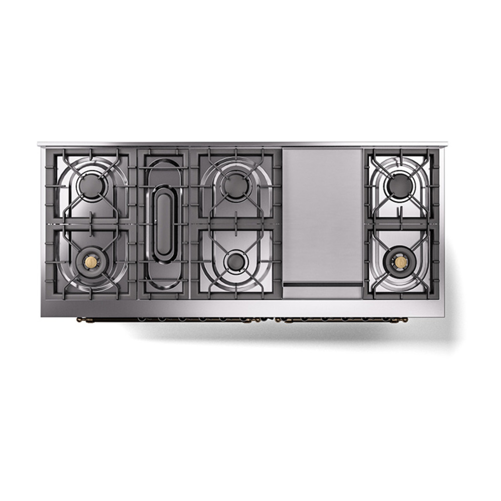 ILVE_UP60FQNMPBKB_Nostalgie_II_Dual_Fuel_Range_top_view