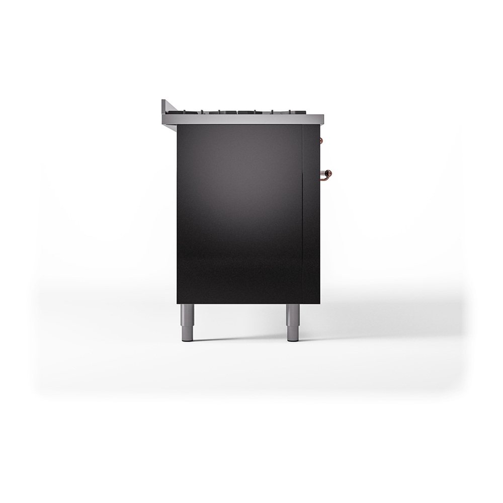 ILVE UP60F Nostalgie II 60" Dual Fuel RangeILVE_UP60FQNMPBKPLP_Nostalgie_II_Dual_Fuel_Range_Left_Angle