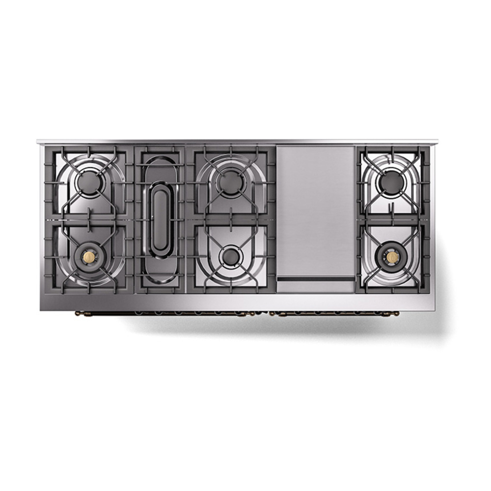 ILVE_UP60FQNMPBUB_Nostalgie_II_Dual_Fuel_Range_top_view