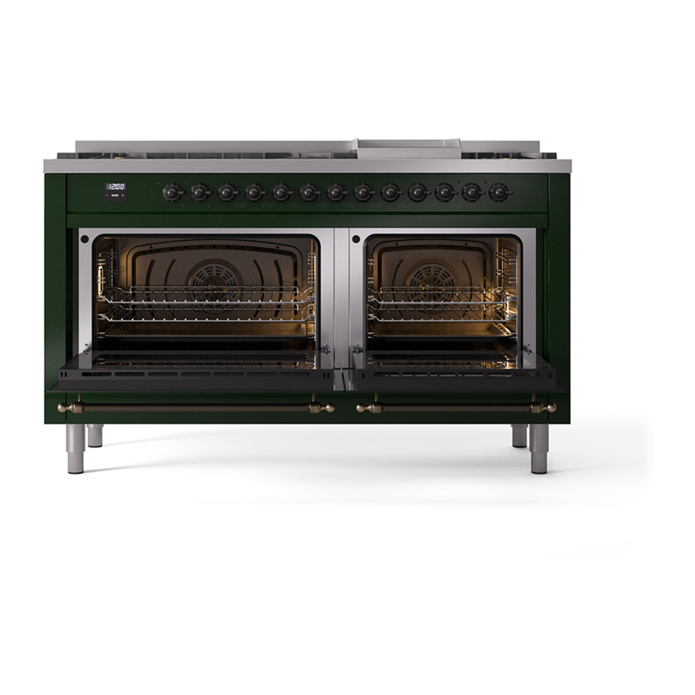 ILVE_UP60FQNMPEGBLP_Nostalgie_II_Dual_Fuel_Range_oven_door_opened