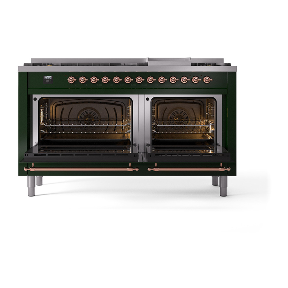 ILVE_UP60FQNMPEGPLP_Nostalgie_II_Dual_Fuel_Range_oven_door_opened