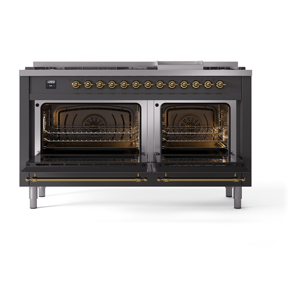 ILVE_UP60FQNMPMGGLP_Nostalgie_II_Dual_Fuel_Range_oven_door_opened
