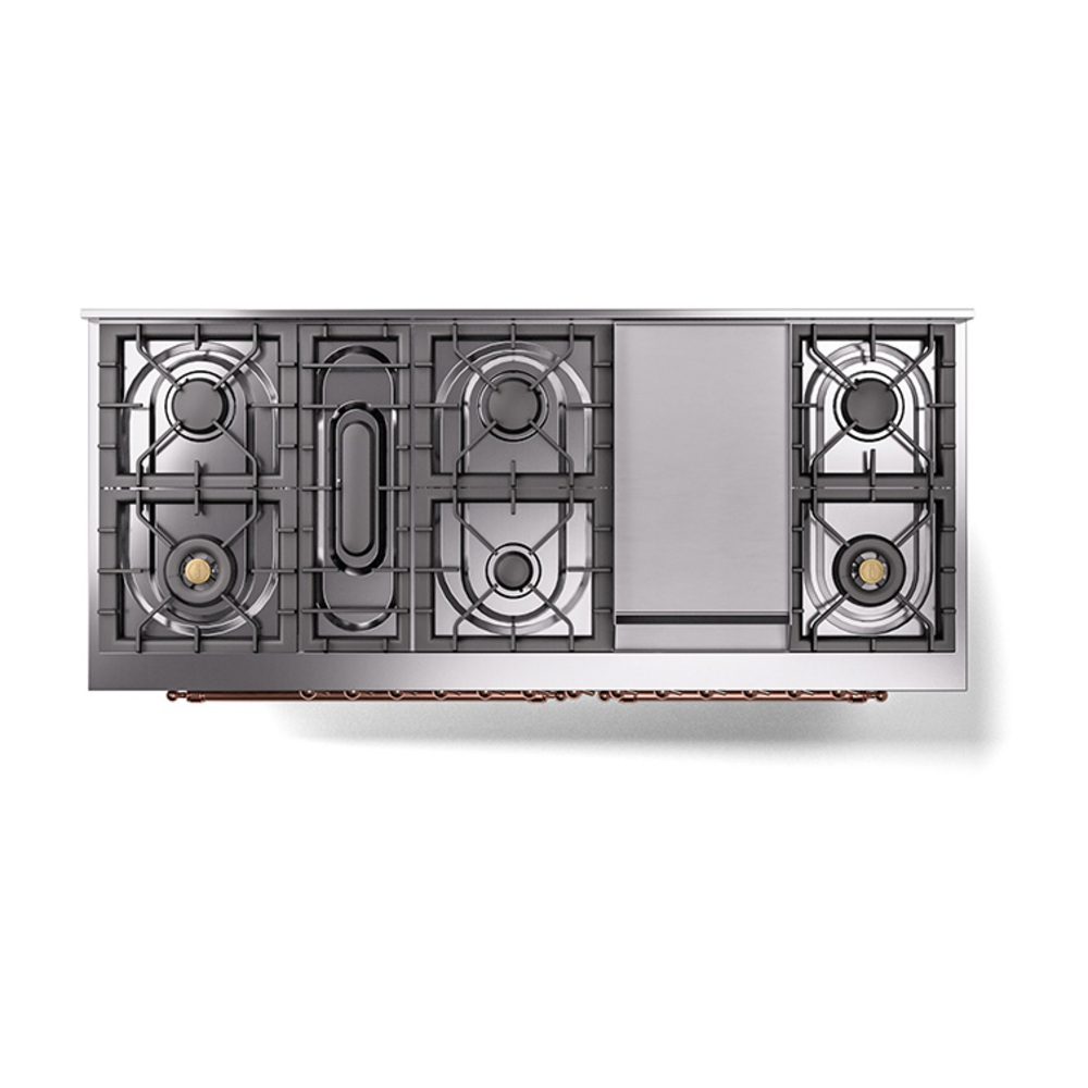 ILVE_UP60FQNMPSSPLP_Nostalgie_II_Dual_Fuel_Range_top_view