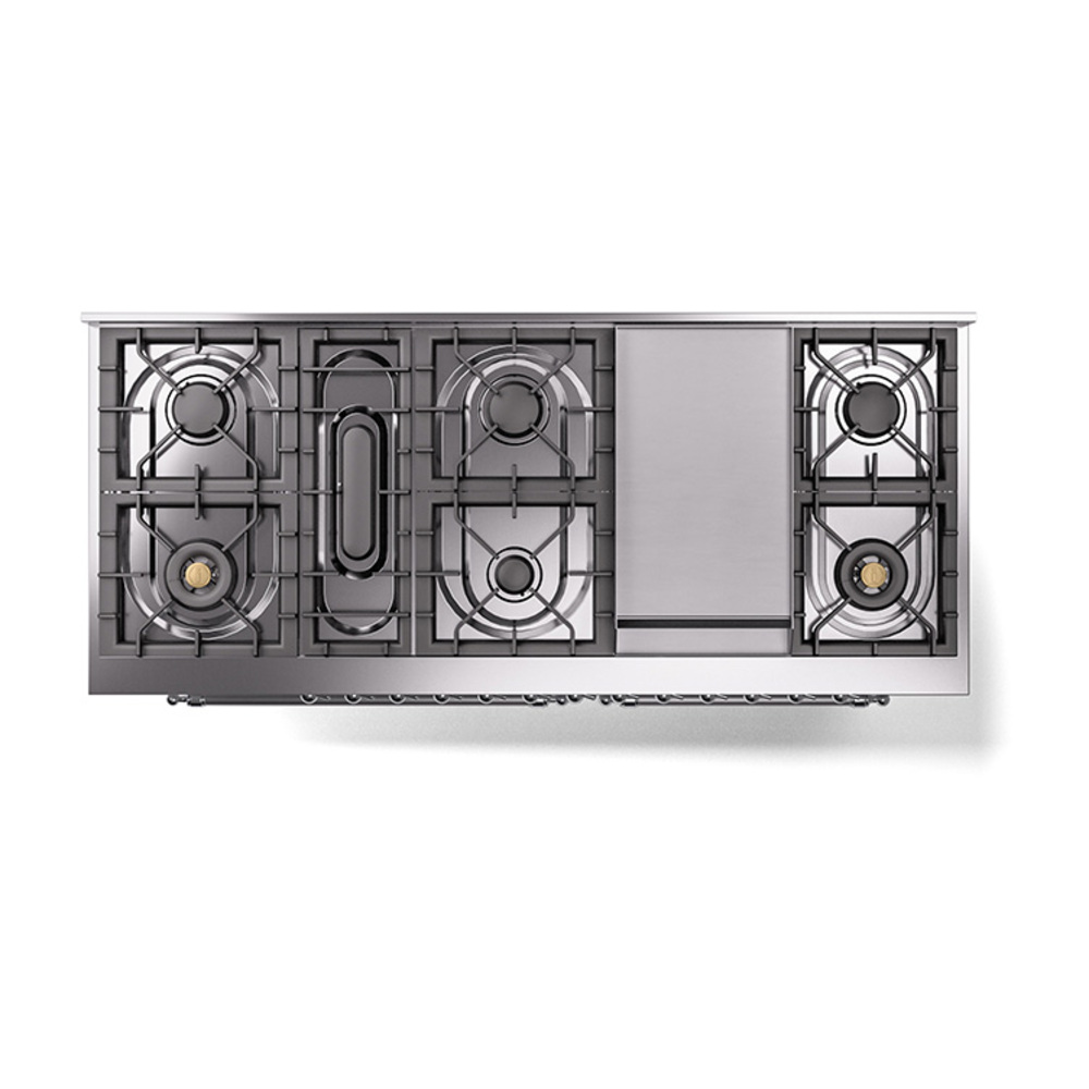ILVE_UP60FQNMPWHC_Nostalgie_II_Dual_Fuel_Range_top_view