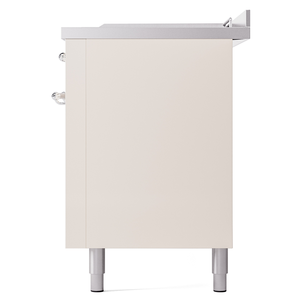 ILVE UP60FSNMPAWCLP Nostalgie II 60" Dual Fuel Range, right side view