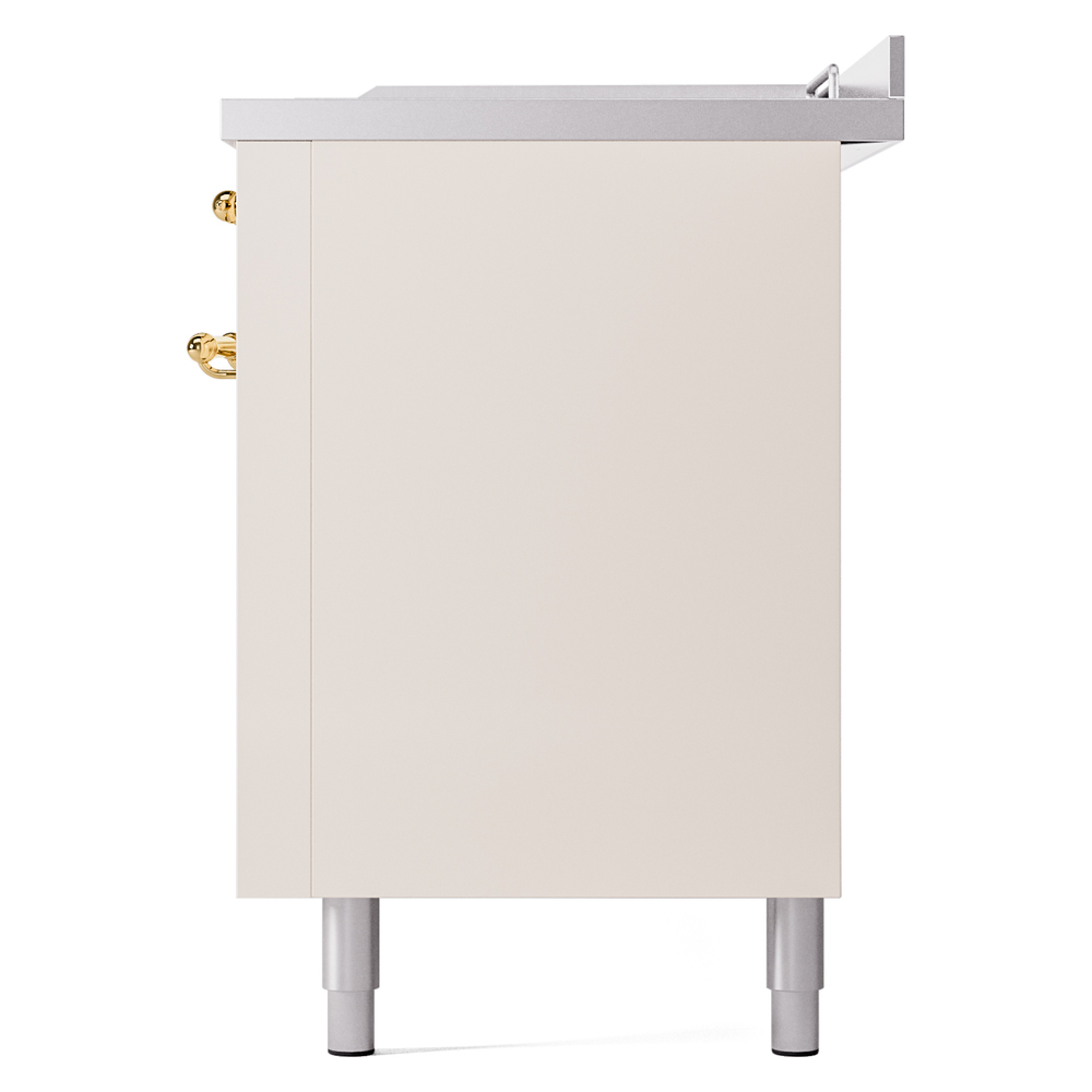 ILVE UP60FSNMPAWG Nostalgie II 60" Dual Fuel Range, right side view