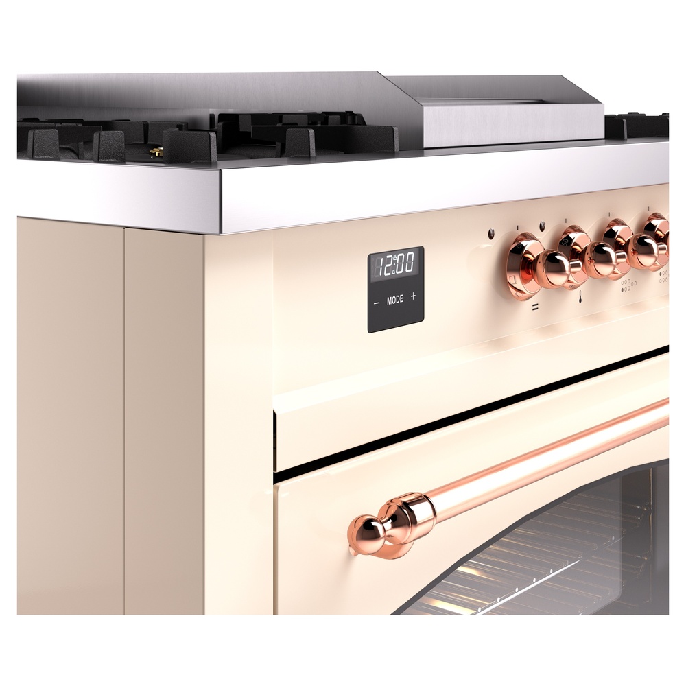 ILVE UP60FSNMPAWPLP Nostalgie II 60" Dual Fuel Range, details