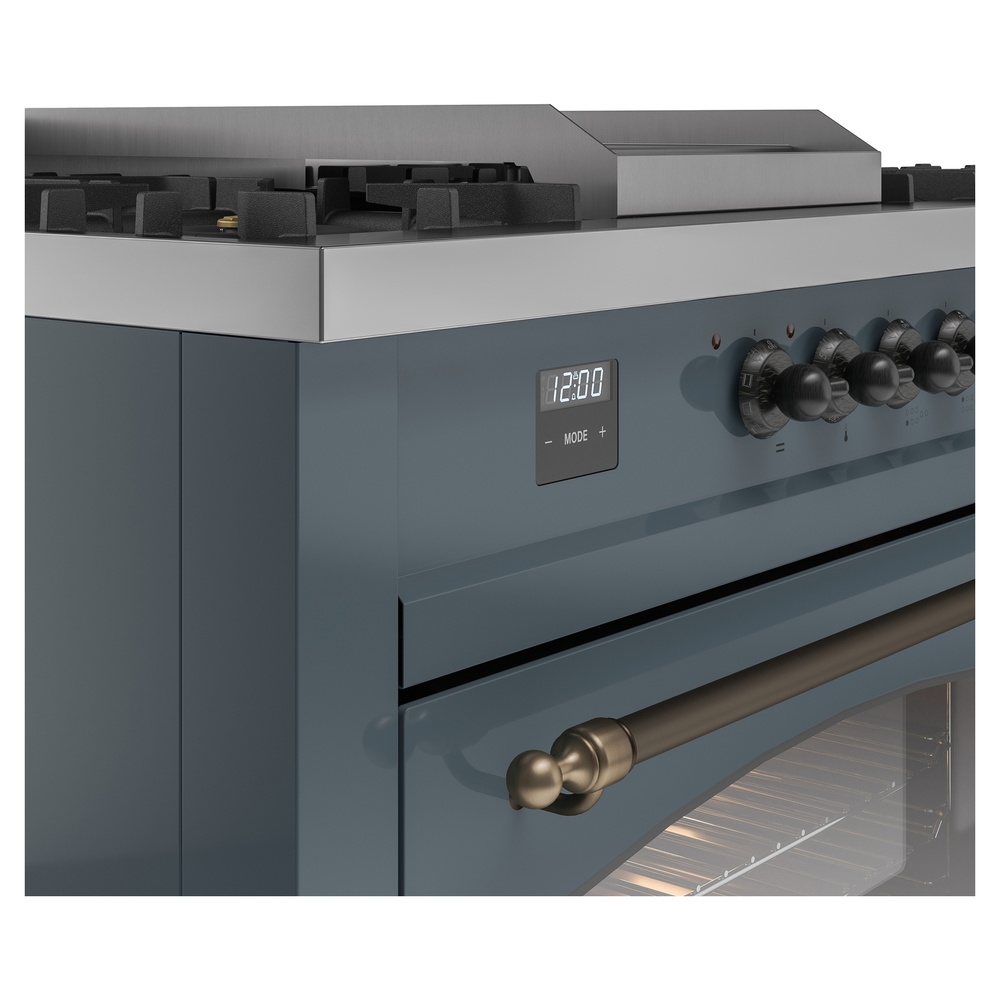 ILVE UP60FSNMPBGBLP Nostalgie II 60" Dual Fuel Range, details