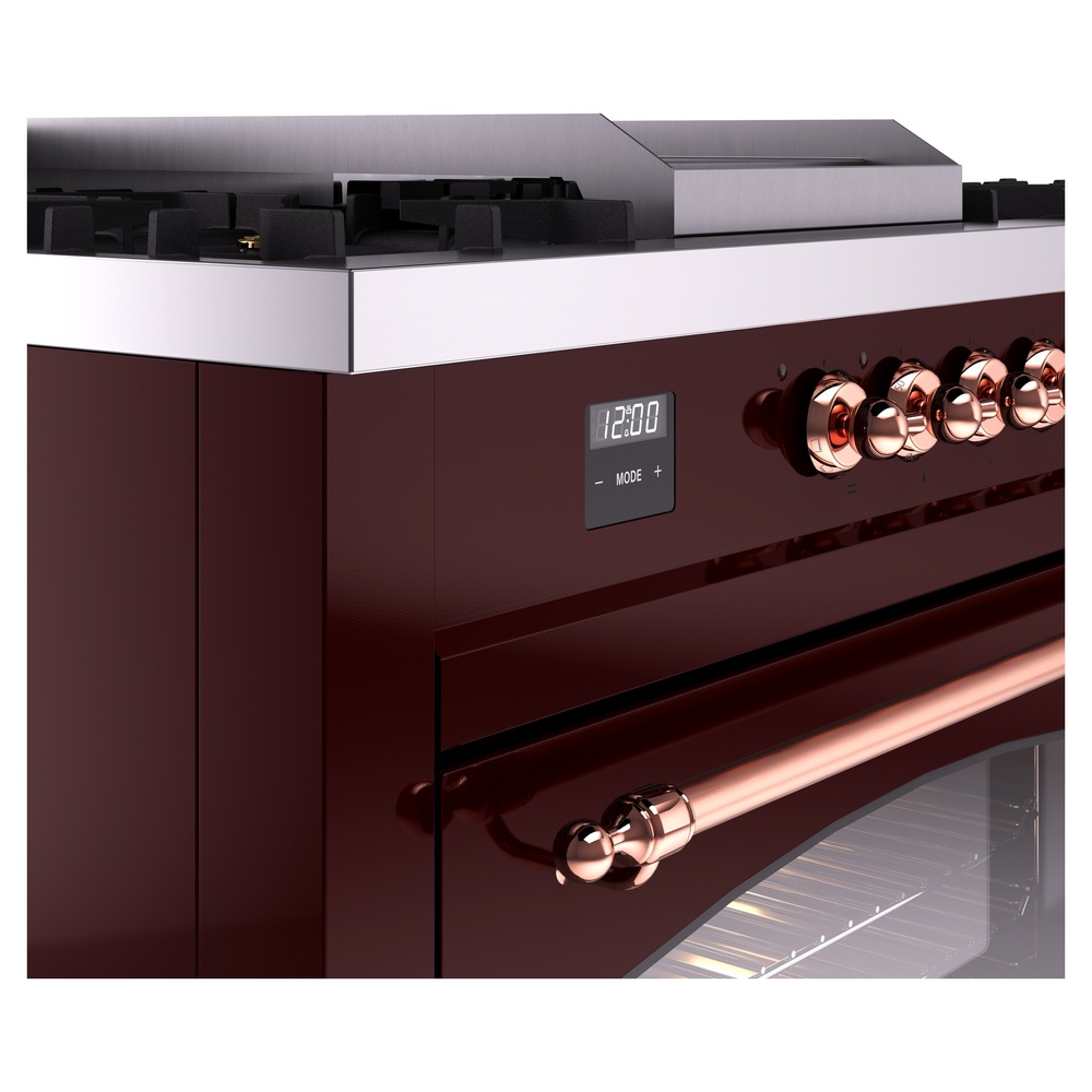 ILVE UP60FSNMPBUPLP Nostalgie II 60" Dual Fuel Range, details