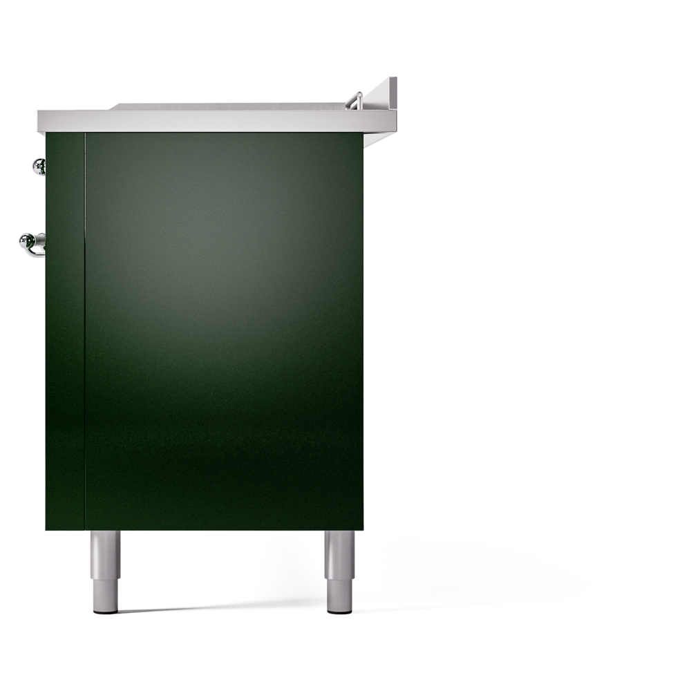 ILVE UP60FSNMPEGCLP Nostalgie II 60" Dual Fuel Range, right side view