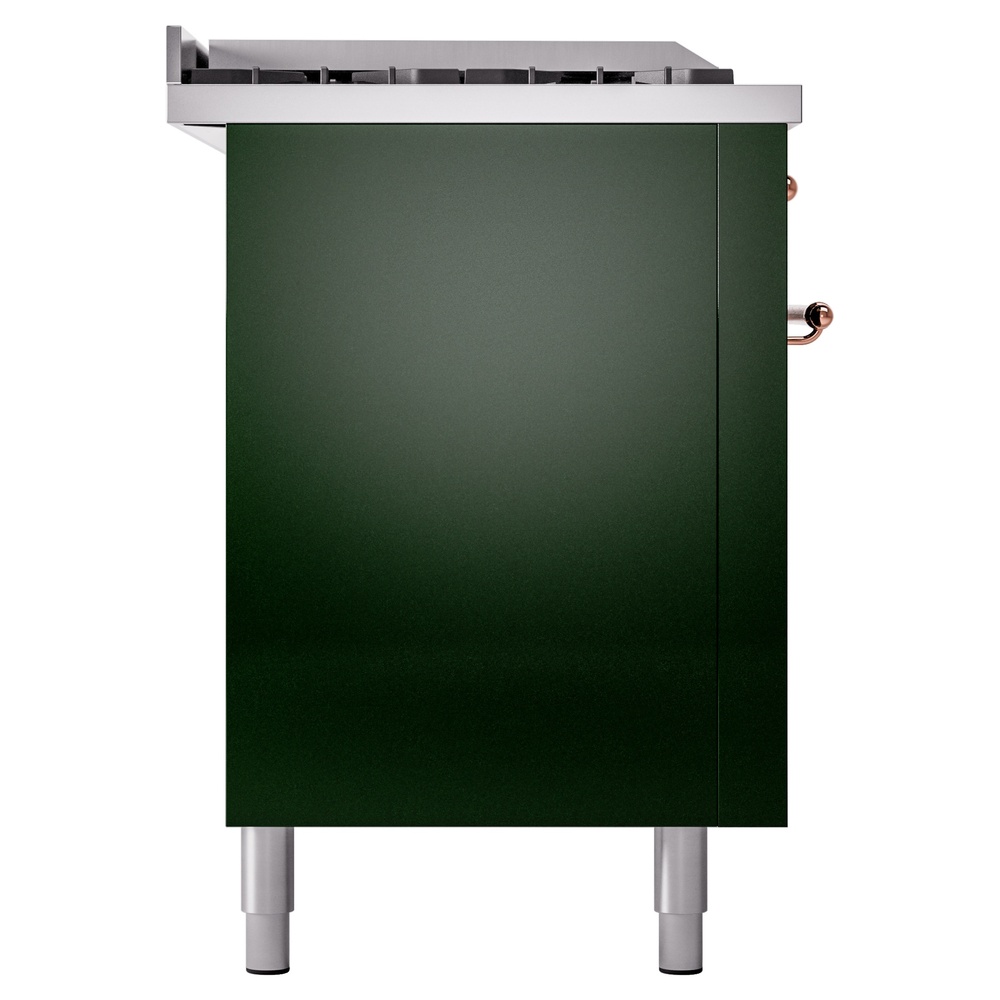 ILVE UP60FSNMPEGP Nostalgie II 60" Dual Fuel Range, left side view