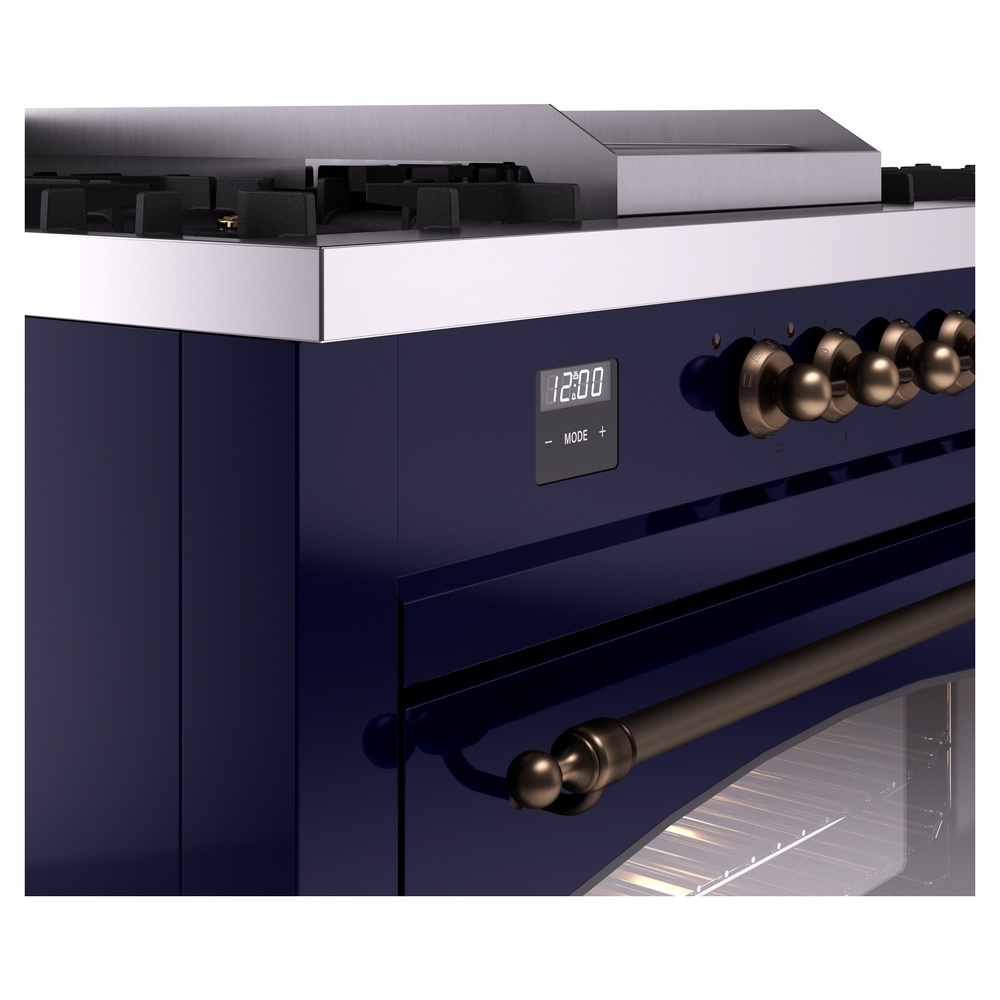 ILVE UP60FSNMPMBBLP Nostalgie II 60" Dual Fuel Range, details