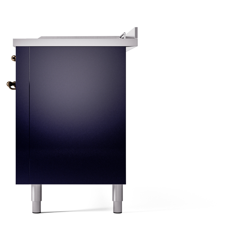 ILVE UP60FSNMPMBBLP Nostalgie II 60" Dual Fuel Range, right side view