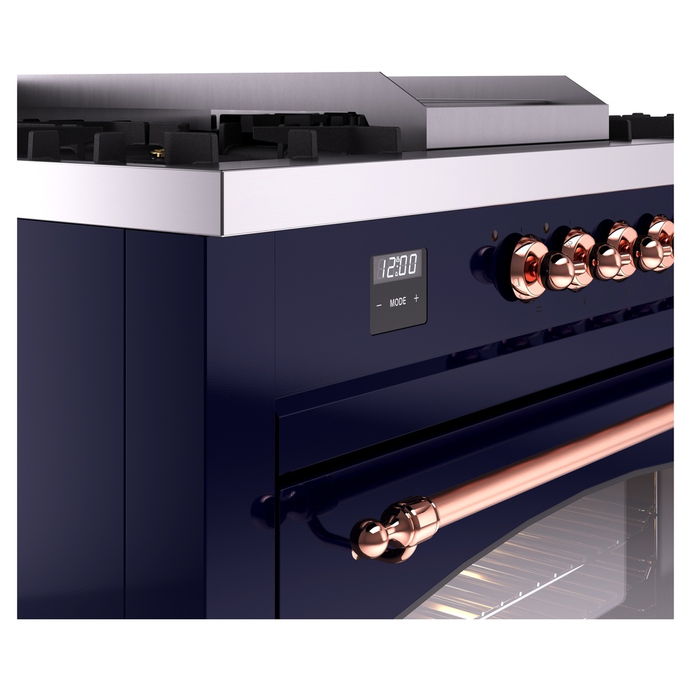 ILVE UP60FSNMPMBP Nostalgie II 60" Dual Fuel Range, details