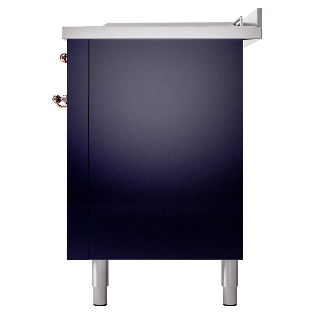 ILVE UP60FSNMPMBP Nostalgie II 60" Dual Fuel Range, right side view