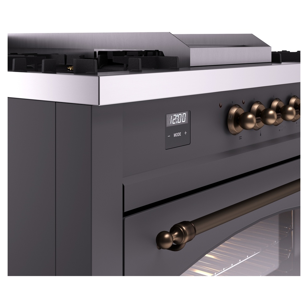 ILVE UP60FSNMPMGB Nostalgie II 60" Dual Fuel Range, details