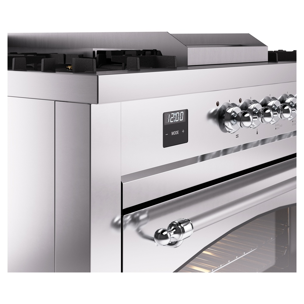 ILVE UP60FSNMPSSCLP Nostalgie II 60" Dual Fuel Range, details