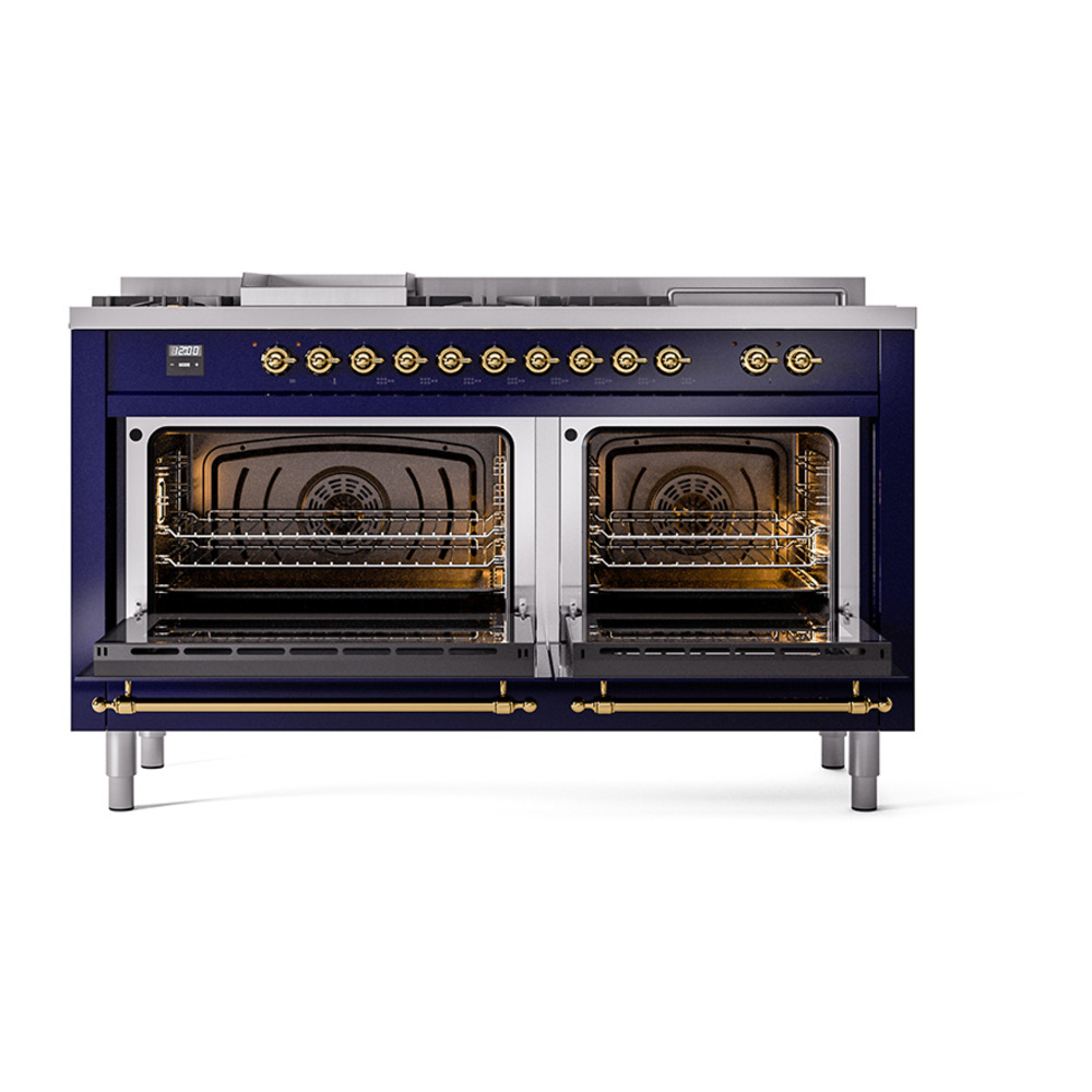ILVE_UP60FSQNMPMBG_Nostalgie_II_Dual_Fuel_Range_oven_door_opened