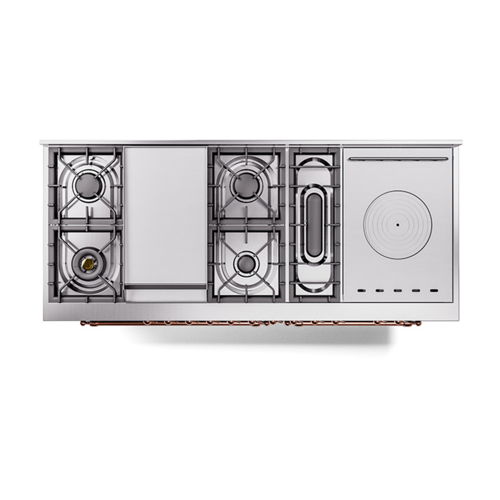 ILVE_UP60FSQNMPMBPLP_Nostalgie_II_Dual_Fuel_Range_top_view